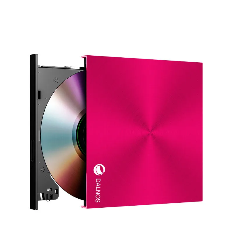 
External stainless steel portable DVD player 