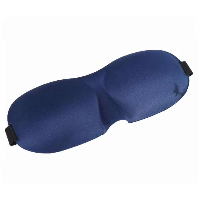 Airline Travel Sleep Soft Breathable Custom logo 3D Sleep Black Steam Eye Mask