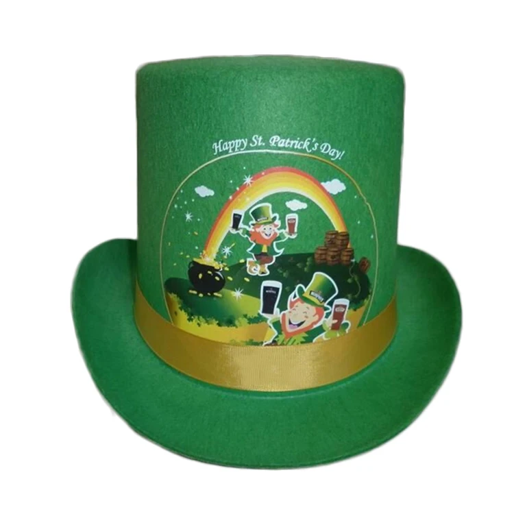 Лидер продаж, шляпы в Ирландском стиле ко Дню Св. Патрика, фестиваль John, зеленый топ, шляпы для продажи