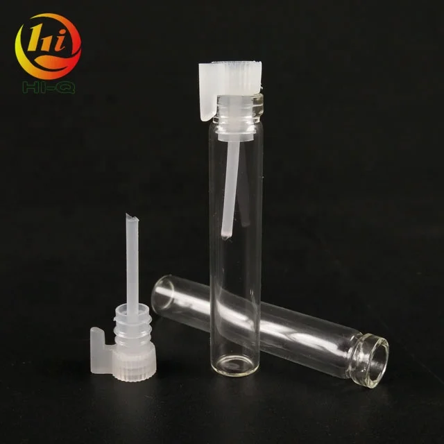 test tube glass bottle 1 ml 2ml perfume tester fragrance sample bottle