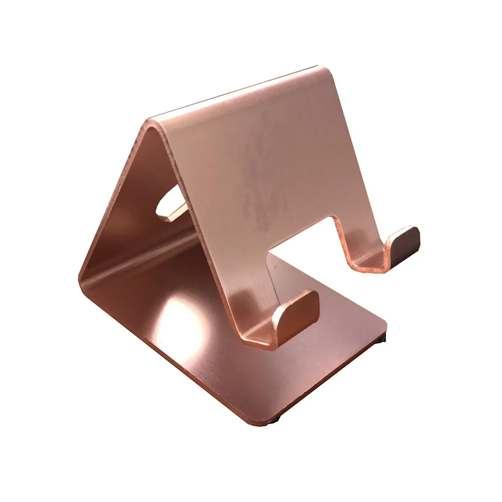 Desktop mobile phone stand watch TV on a portable flat screen aluminum alloy support