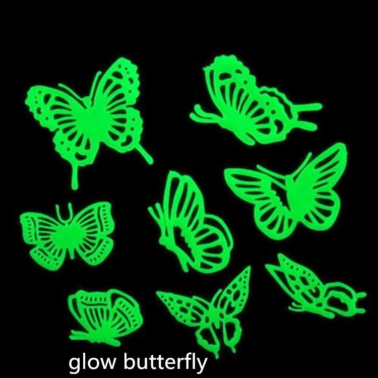 High bright custom decorative letter glow in the dark car sticker