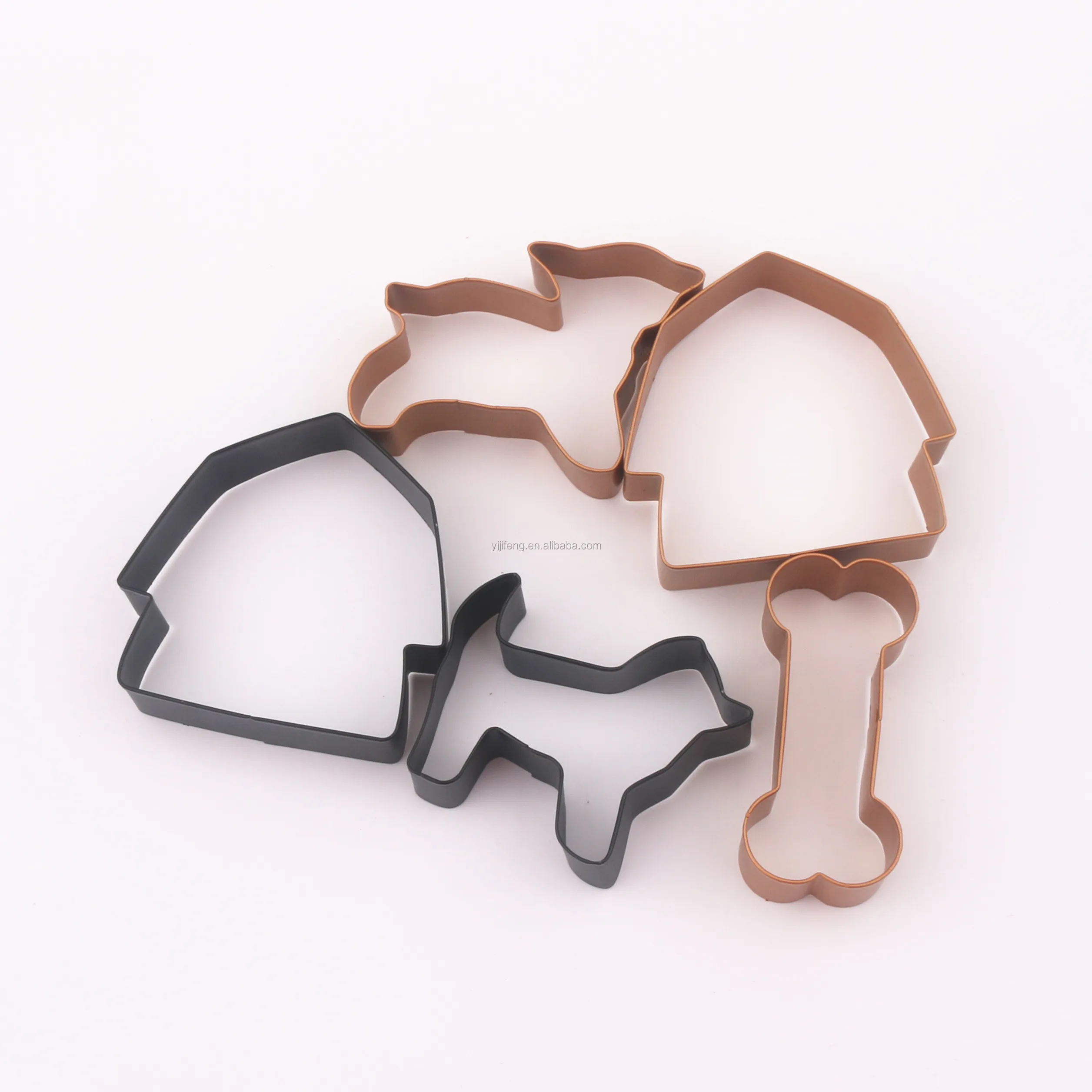 
Factory supplier standard wholesale kids bone stainless steel dog cookie cutter set 