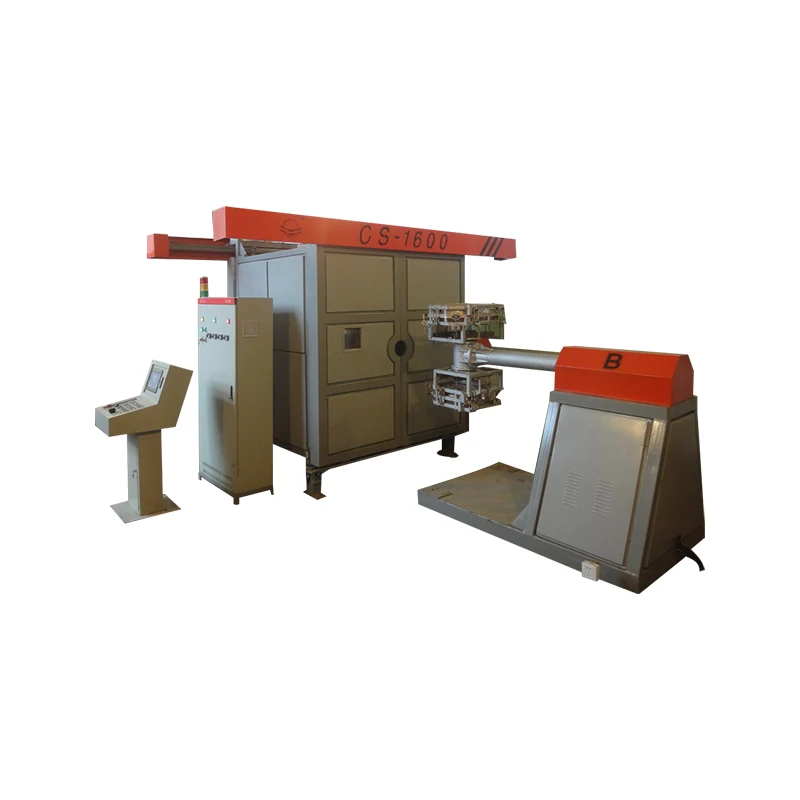 two arms shuttle machine plastic making machine