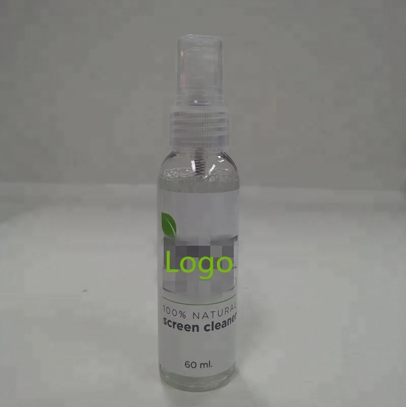 Custom 30ml 60ml 200ml Phone Computer TV Screen Cleaner Cleaning Kit Spray Ingredients Wipes Formula Liquid Laptop Cleaner Set