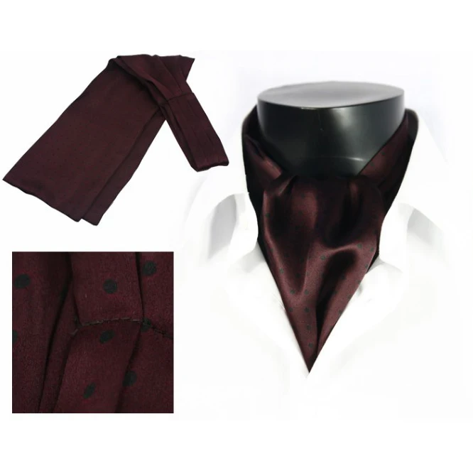  100% Последние Формальные высококачественные мужские галстуки в горошек из шелка