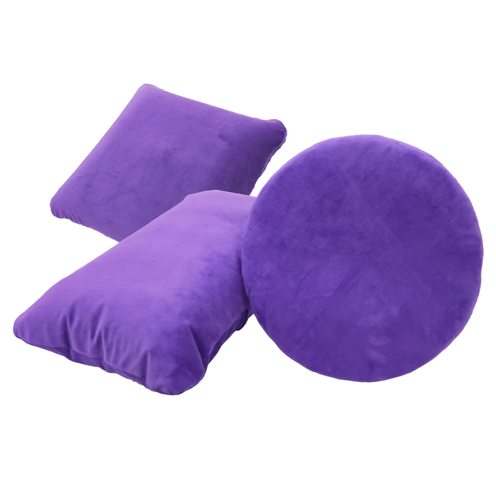 Бархатная моющаяся наволочка, надувная задняя подушка, воздушная задняя подушка, расслабляющая подушка для сиденья