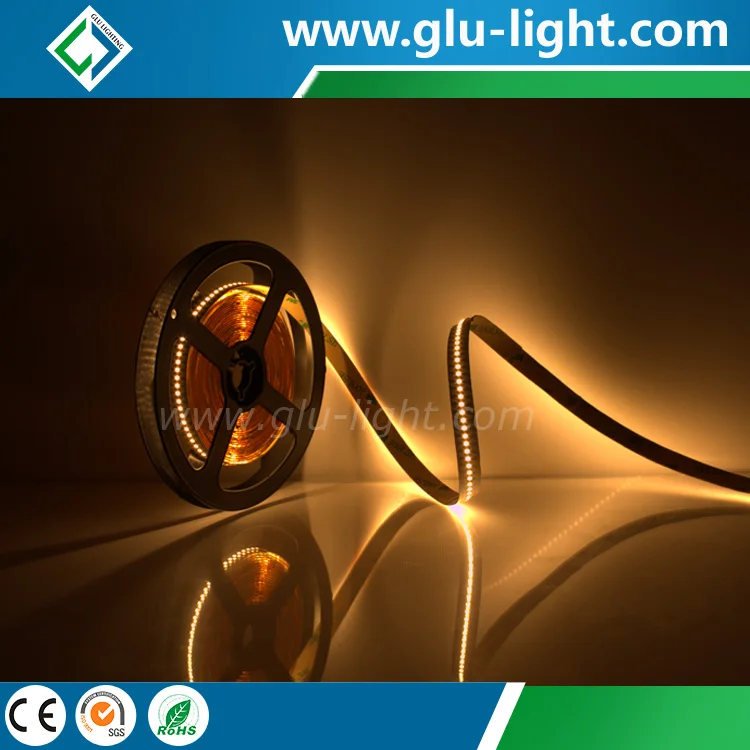 wholesale High CRI mini waterproof Ra97 high density 240led/m dual white bi color constant current 2835 led light strip