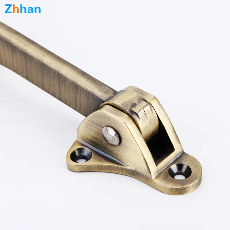 Kick Down Foot Operated Door Stop Stopper Prop Stay Spring Flip Door Stopper Zinc Alloy Graphic Design N/A