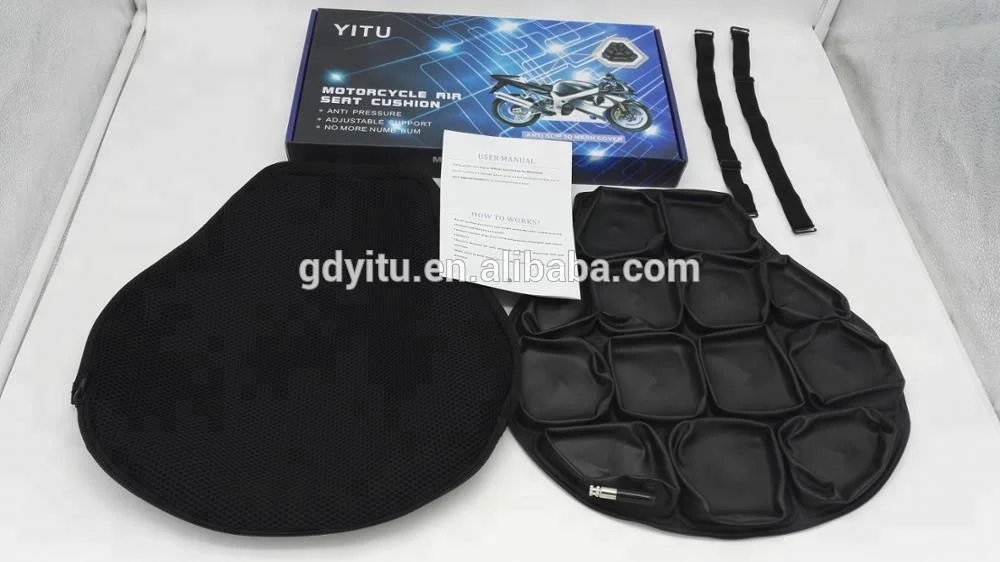 Offer more comfortable riding Motorcycle air gel seat  cushion and air cushion