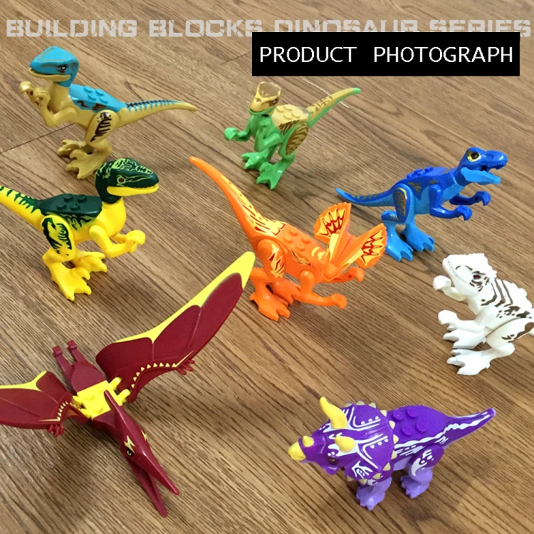 
8 model DIY animal toys plastic dinosaur toy from china 
