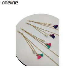 Metal & tassel Lanyard Necklace Sunglasses Spectacles Eyewear Chain Holder