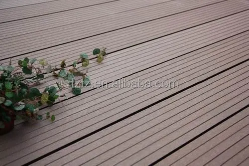 Outdoor anti-warped anti-UV Modern Wood Plastic Composite Deck Board WPC Decking Tiles WPC floor board composite deck board