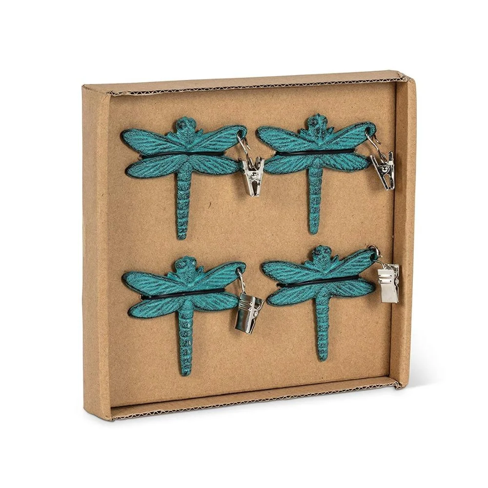 
Iron Dragonfly Tablecloth Weights 