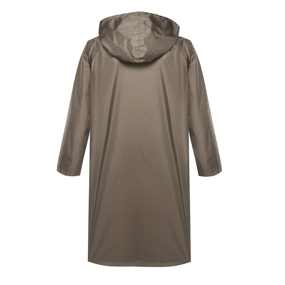 Pongee PU Coating Polyester Rainwear Security Outdoor tactical Raincoat