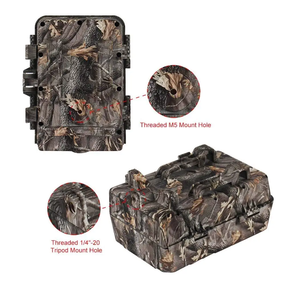 
12mp HD 1080P Black IR wildlife camera nature camera up to 75ft 