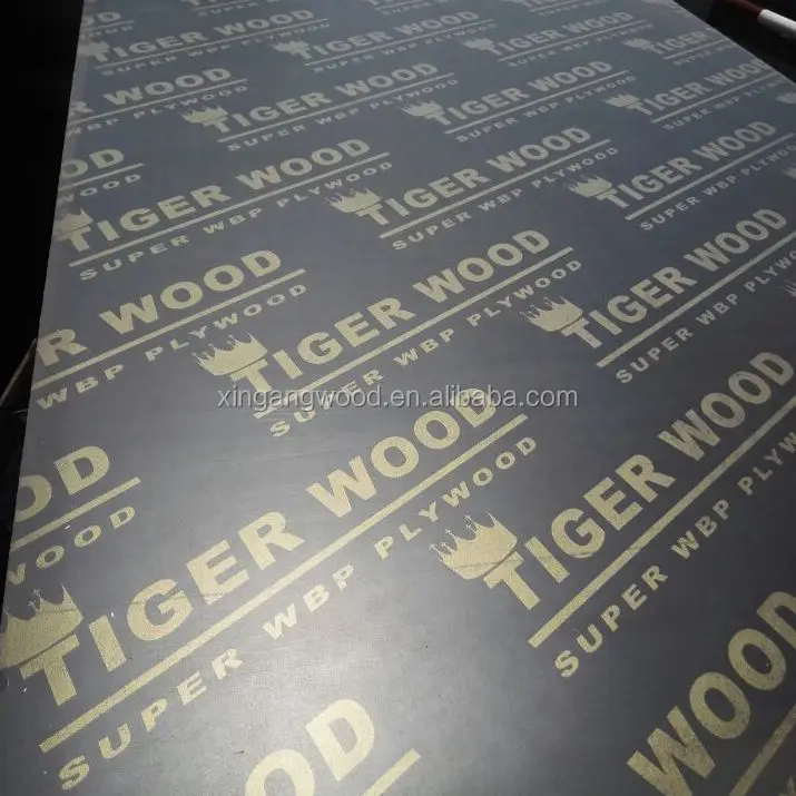 High Quality 12mm 18mm WBP/Phenolic shuttering plywood specifications brown film faced plywood