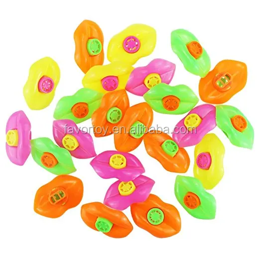 
Amazon hot sale Children Party Loot Bag Mustache Lip Whistle Assorted Pack of 48 PCS 