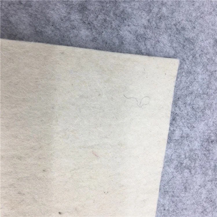 Big factory wholesale industrial oil absorbent 100% german 10mm thick 100% wool felt fabric with cheap price