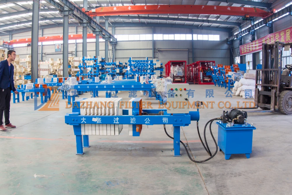 XMY6/450 Small Hydraulic Filter Press Machine