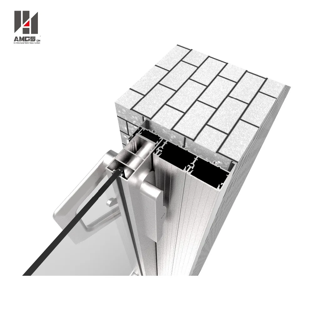 
Australia style commercial exterior aluminum balcony large sliding glass door 