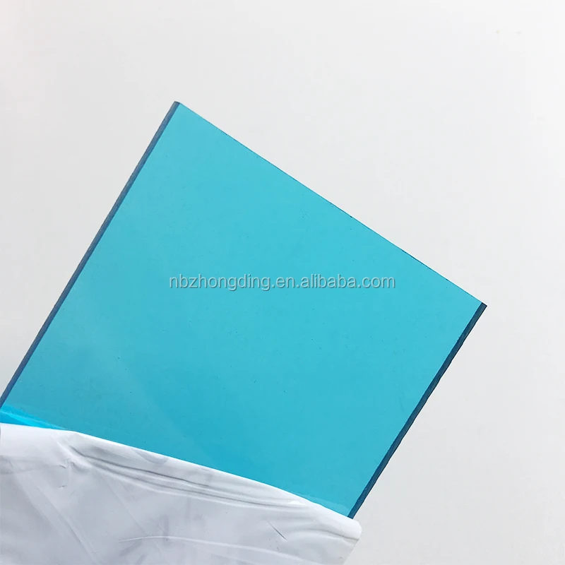blue polycarbonate sheet