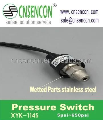 CNSENCON XYK-117 TEHF125PSRA 125psi bend terminal Pressure switch