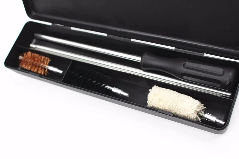 7pcs 12ga Gun Cleaning Kit In plastic case Nylon brush cotton brush barrel cleaning set