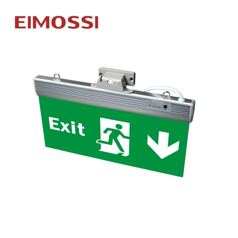 220VAC 3H Ceiling mounted Double or Single Side emergency exit lights with battery backup