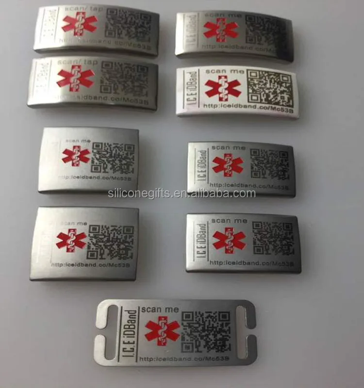 Best quality stainless steel dog QR code pet id tag