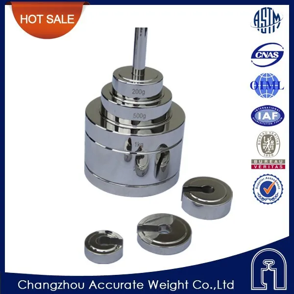 OIML F1 F2 M1 scale calibration weight pesas calibration weight set slotted weights