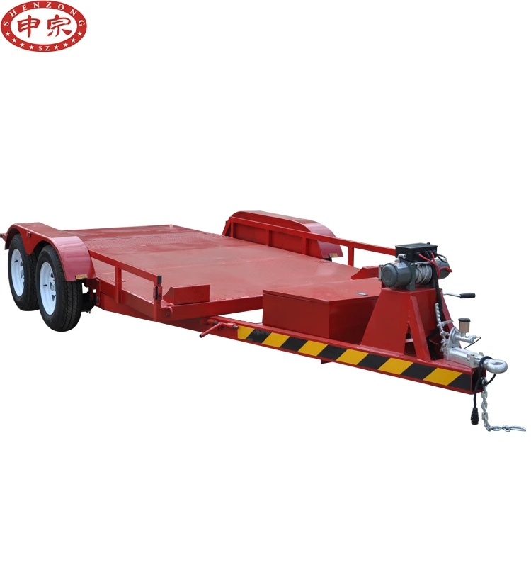 fire robot car trailer 2000kg tandem utility trailer