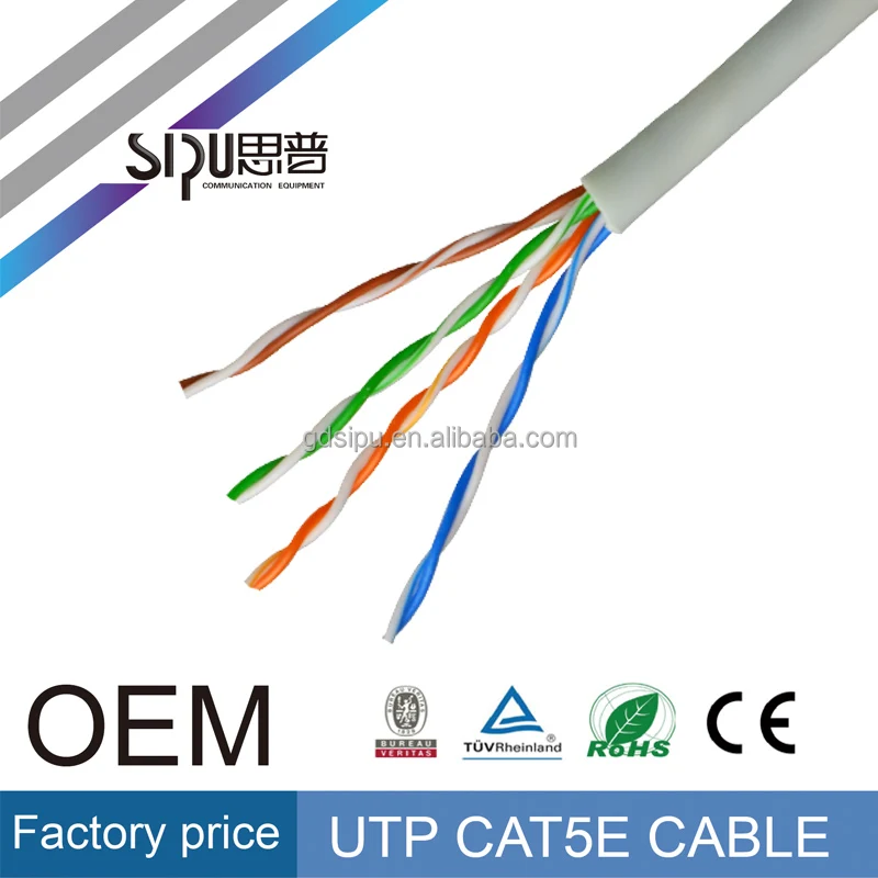 SIPU Профессиональный высокоскоростной кабель utp cat5e сети оптовая utp cat5 кабель локальной сети best cat 5 сетевой кабель