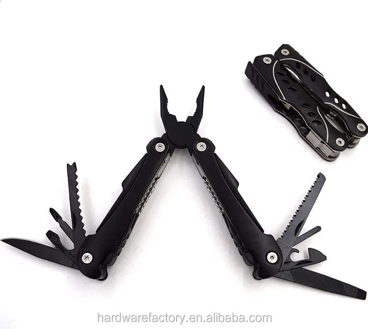 Multitool 14-in-1 stainless steel outdoor pocket compact plier multitool