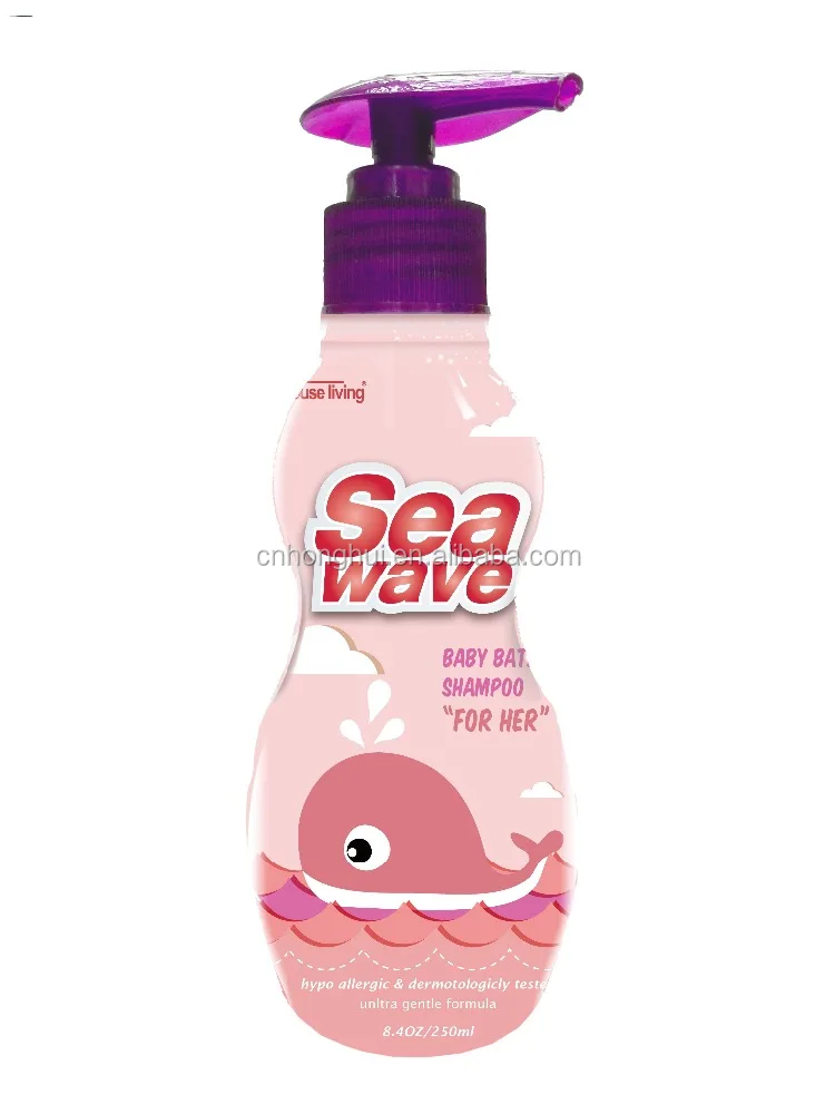 Wholesale Natural Baby Sulfate-Free Tear-Free Gluten-Free Gentle Shampoo & Body shower gel 2-in-1 shampoo 250ml