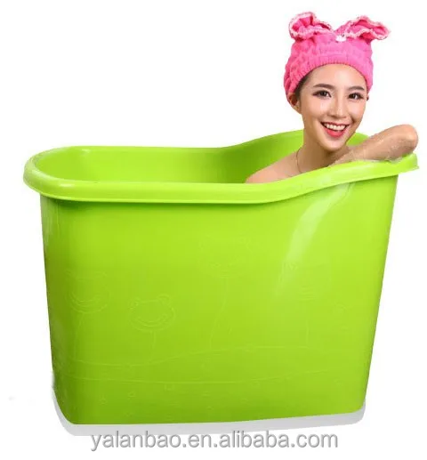 2020 New Mini Plastic bath tub PP portable bathtub for adult