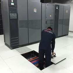 Центр обработки данных Серверная комната стальной поднятый пол с антистатическим покрытием