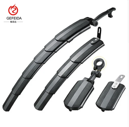 Новые Универсальные складные велосипедные Брызговики, масштабируемые пластиковые велосипедные крылья, комплект передних крыльев для горного велосипеда