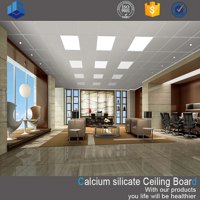 
Acoustic decorative calcium silicate false ceiling specifications 