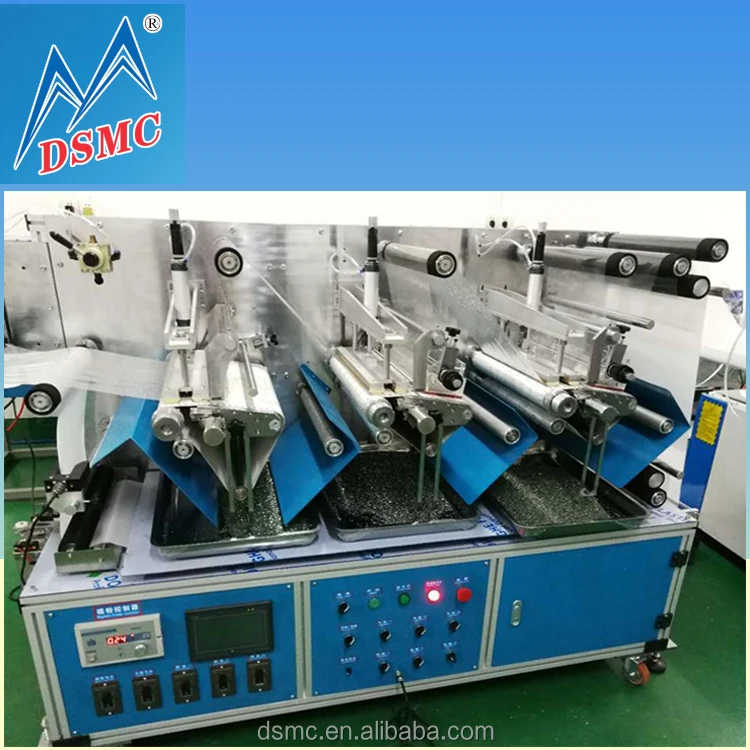 Crystal stone fixing automatic rhinestone brush machine for 3 colors