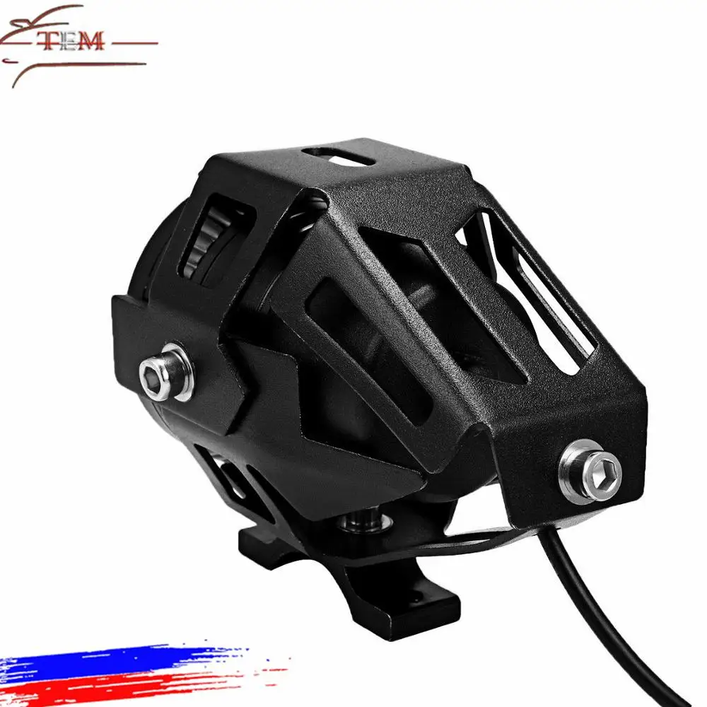U7 Motorcycle led lighting system Led Projector Light Colourful Spotlights Devil Eyes 12V 3200LM 6500K 10W Led Work Light