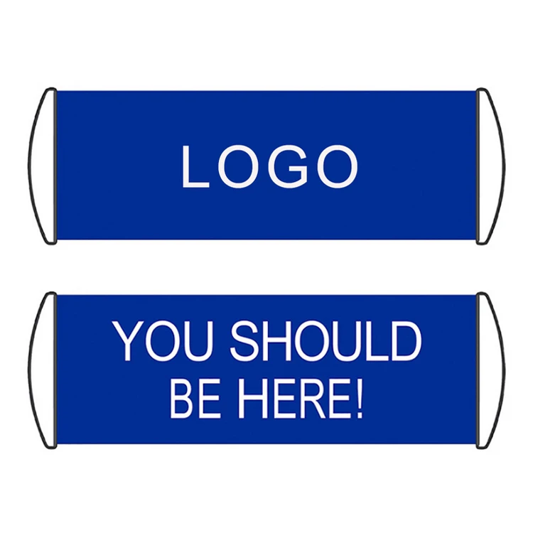 Hand-Held Scrolling Hand Roll Up Banner