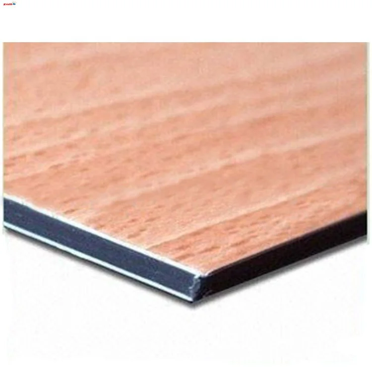 aluminium polystyrene sandwich panel/wooden texture aluminium alucobond panel