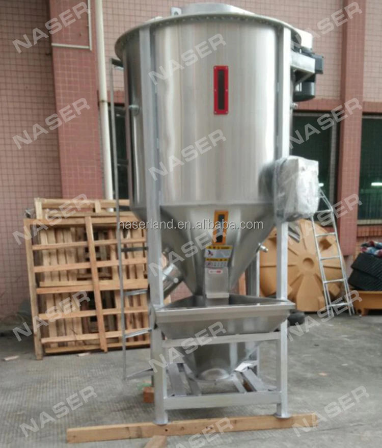 100 кг вертикальные пластиковые гранулы смеситель