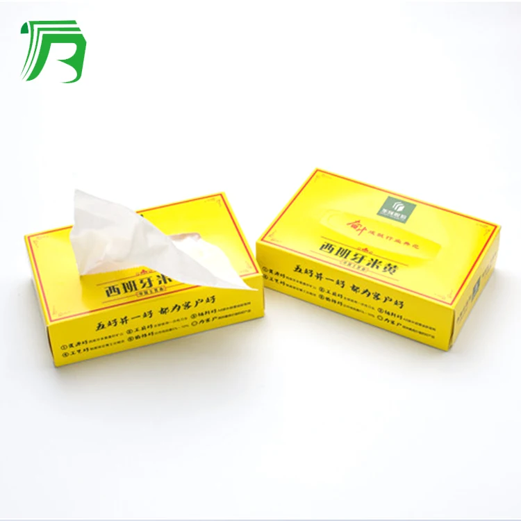 Wholesale cheap price with cube box paper facial tissue