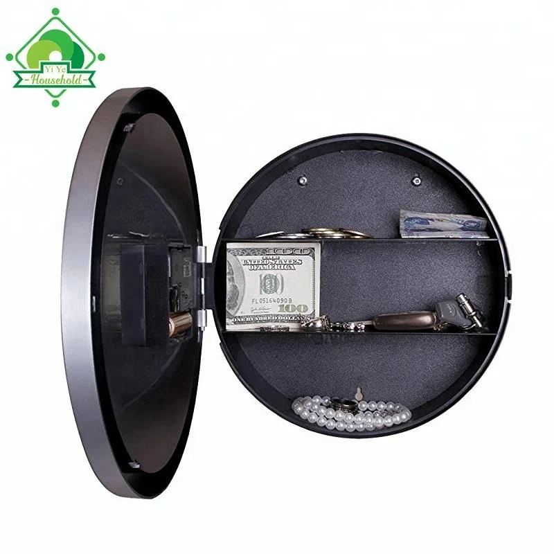 Скрытая стена, секретные ювелирные украшения, денежные деньги, безопасные часы, настенные часы со скрытым безопасным хранилищем