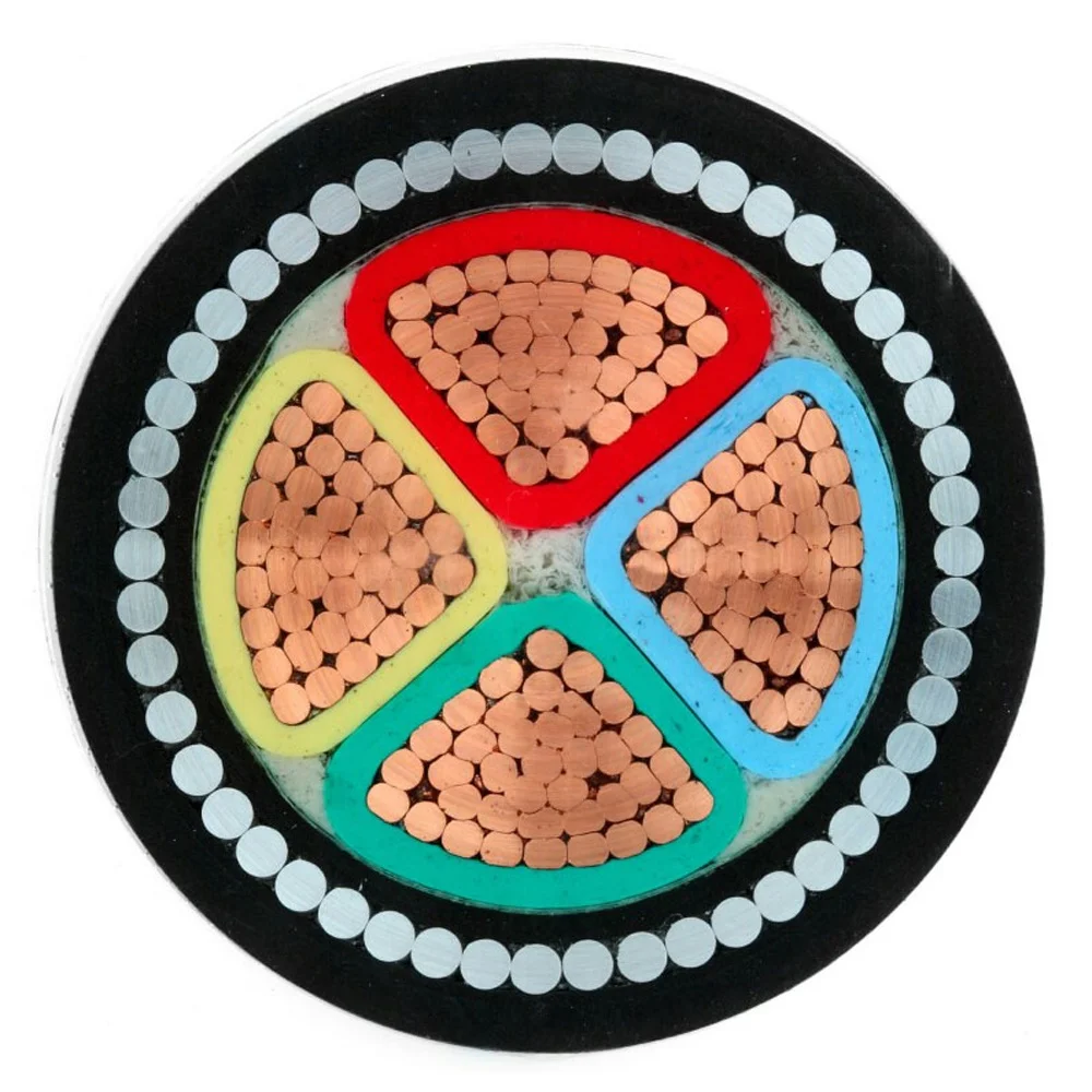11 kv 4 Core Cu/XLPE/Swa/PVC Underground  Power Cable