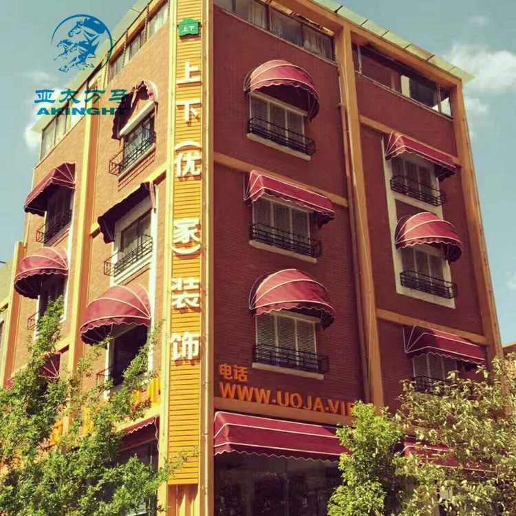 FRENCH DOME WINDOW AWNING FOR RESTAURANT OR HOTEL OR STORE