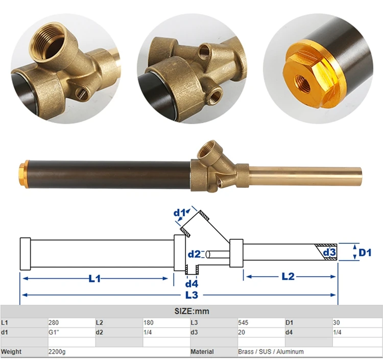 Factory price filling gun for styrofoam machine Thermocol feeder