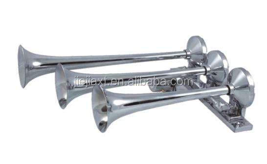 Электрический клаксон с тремя параллельными трубками для автомобилей